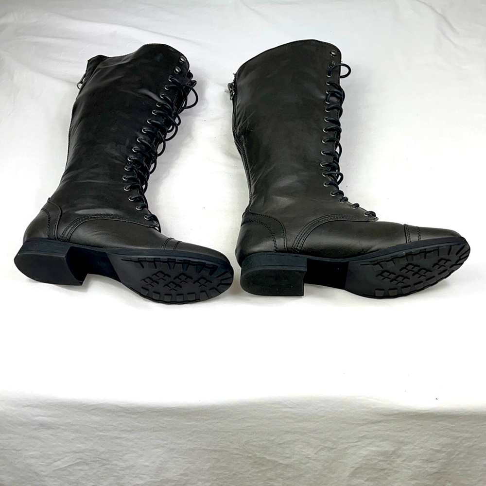 Madden Girl 15 1/2” Lace Up Boots